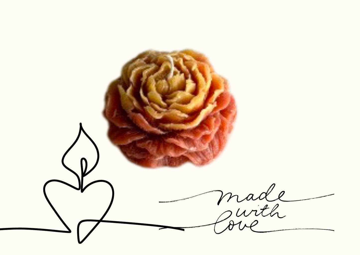 Свеча Цветок любви