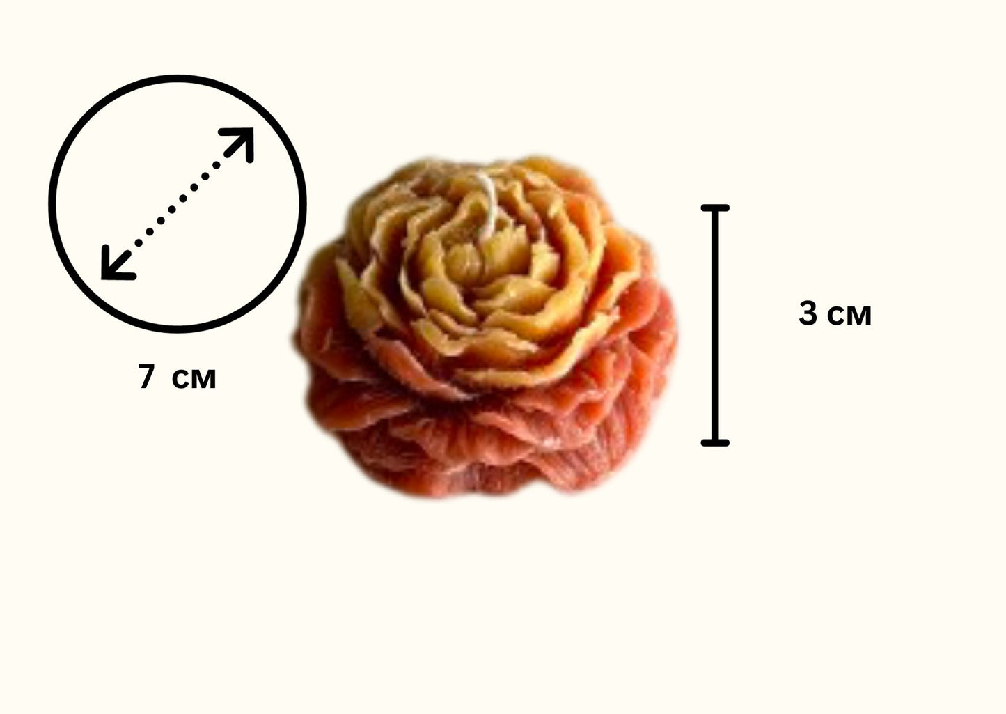 Свеча Цветок любви
