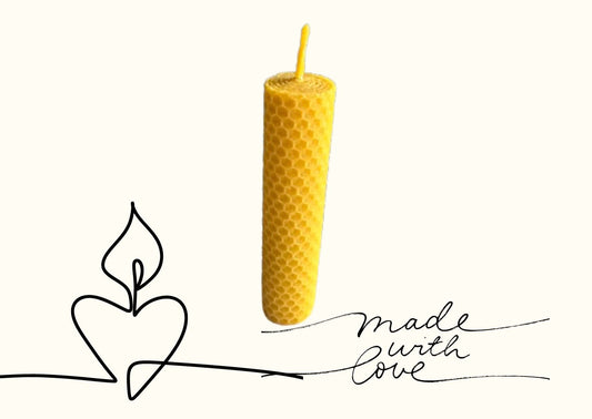 Свеча восковая (13 x 3 см)